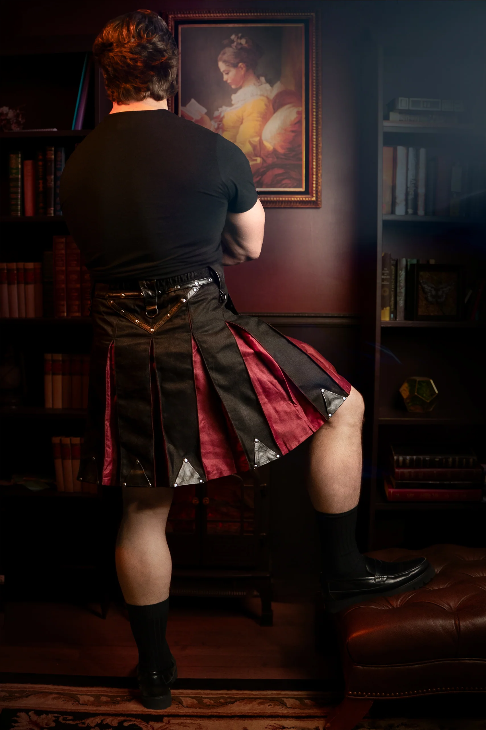 Versatta Bramblewood Kilt - Burgundy - Image 3