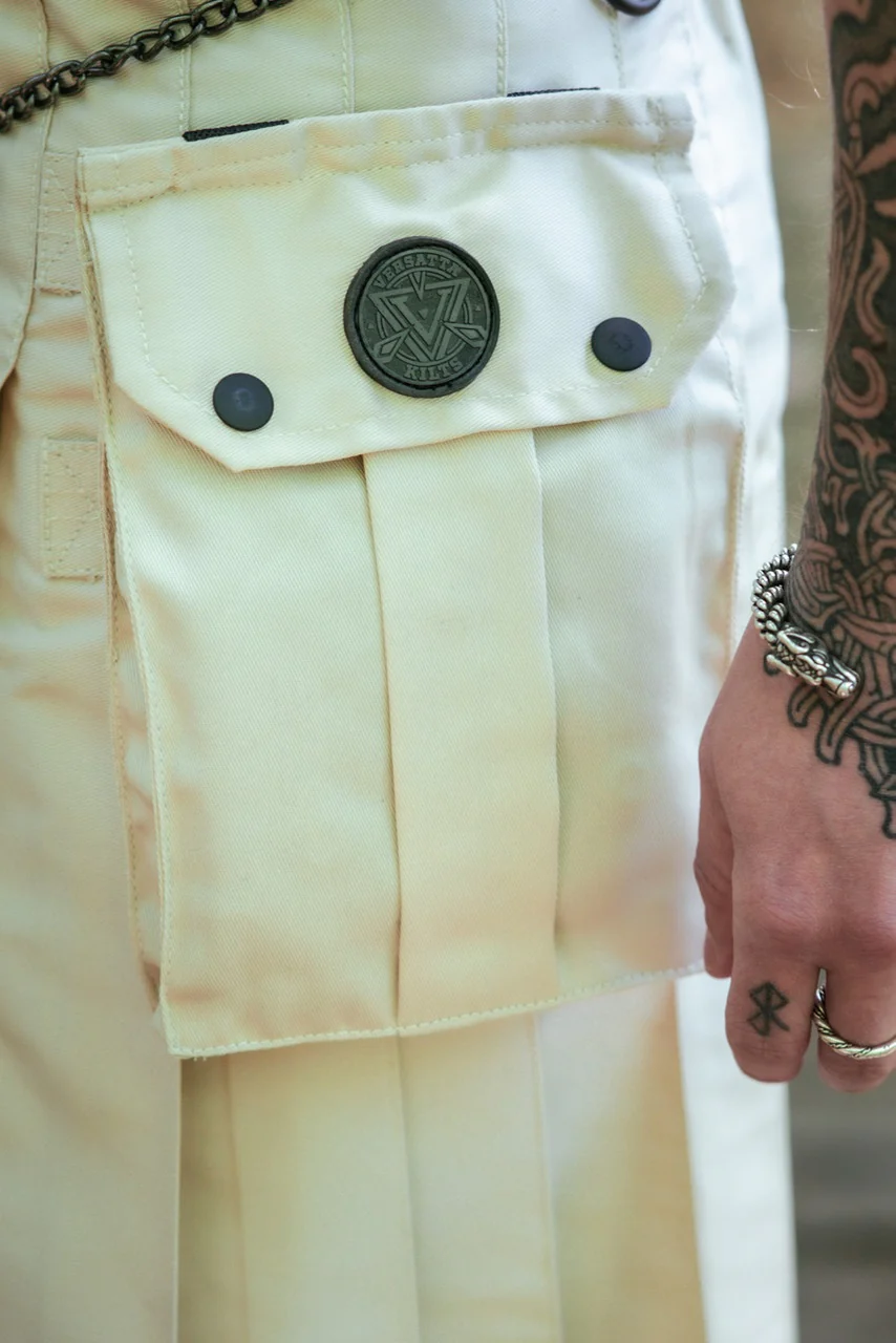 Versatta Cargo Kilt - Tan - Image 4