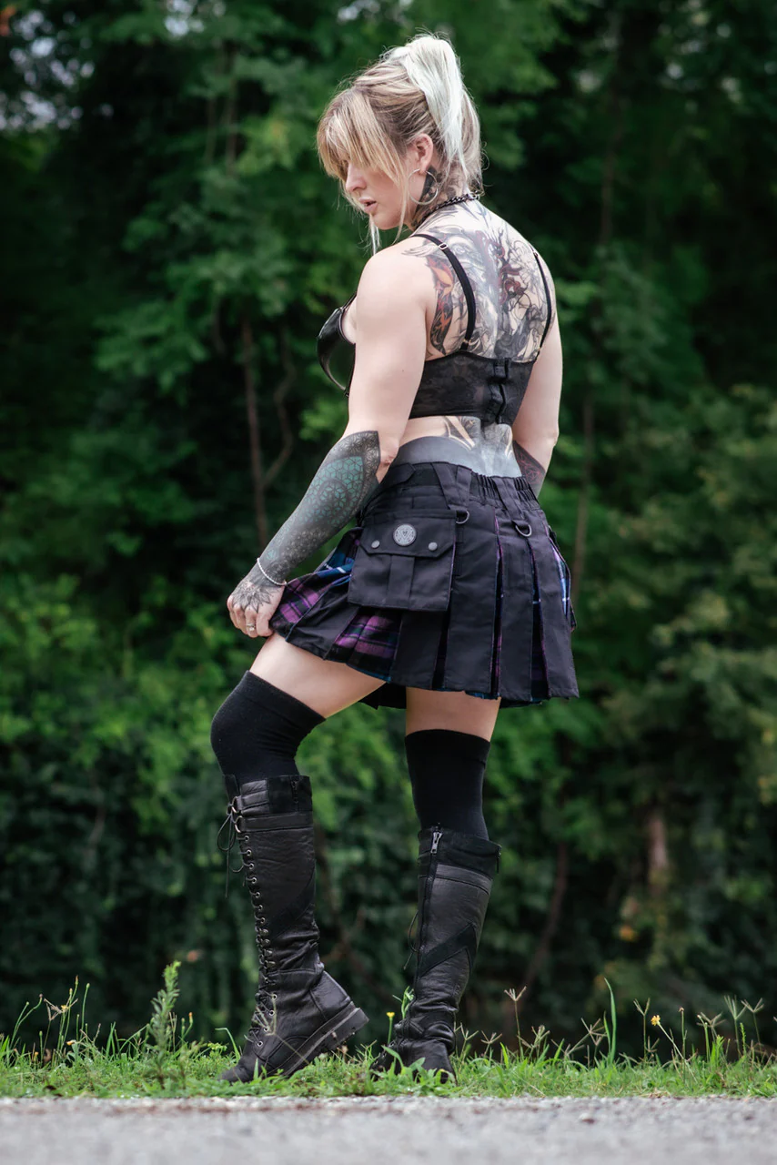 Versatta Mini Tartan Hybrid Cargo Kilt - Scottish Pride - Image 3