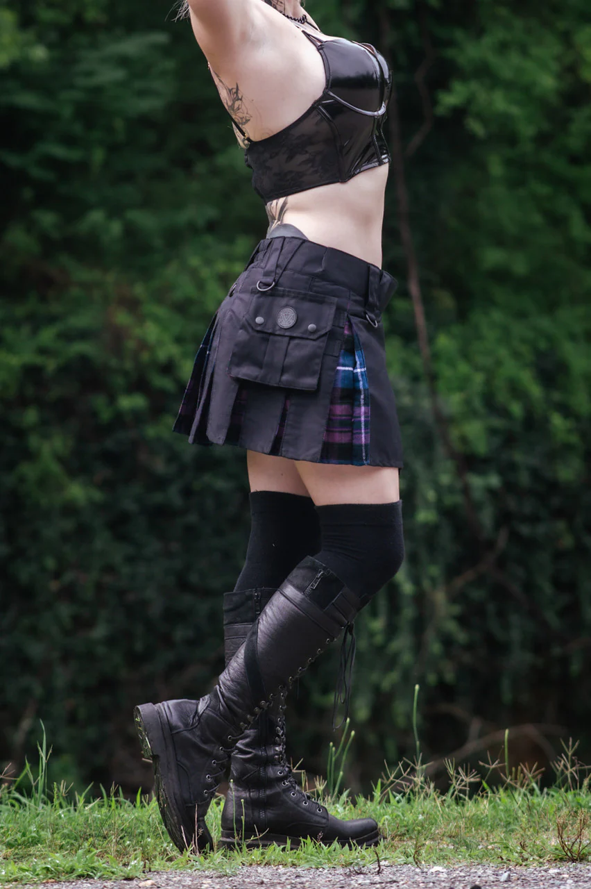 Versatta Mini Tartan Hybrid Cargo Kilt - Scottish Pride - Image 4